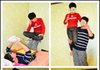 남자 둘이서 요즘 유행 하는 자세 해봄 ㅋㅋㅋㅋㅋ