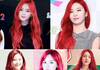 +)레드벨벳 전체 빨강색 머리를 한다면