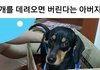 개 데려오면 버린다는 아버지