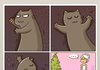 가증스러운 고양이 4컷만화