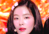오늘자 아이린 뮤직뱅크 엔딩짤.gif