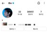 뷔 인스타 팔로워 3천만됨
