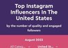 미국에서 가장 영향력있는 인스타 인플루언서