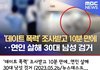 데이트폭행 조사 후 귀가하자마자 살해