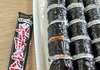 꼬마김밥에 불닭소스 최고