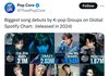 2024 Biggest Debut K-Pop Group 글로벌 스포티파이