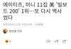 에이티즈 빌보드 1위