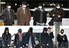 제로베이스원→아이브 '국가애도기간 출국, 올블랙 공항패션으로'