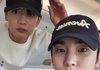 '샤이니' 키-민호, 비행기에서 이래도 되나? 뒷사람 '웃참' 실패