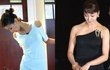체중감량 이시영, 다리굵기의 큰 변화
