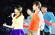 농구장 찾은 아이유의모습