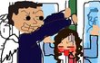 지하철과 웬수진 뇨자 (그림有)