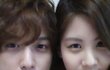 소녀시대 서현-용화, 얼굴크기 돋네.....