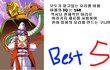 수정)★★만화속 주인공 IQ best 5★★(전문가 판단)