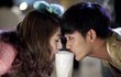 김수현 여자랑....대박 거품키스
