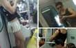 지하철 미니스커트男 