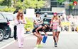 씨스타 최근 출근길 패션