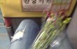 출근길에 모르는 남자에게 꽃받았어요!!1(사진有)