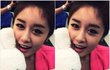 티아라 지연 포토샵으로 미간 넓히기!!