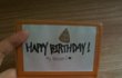 생일날 동생의 카드지갑 편지!