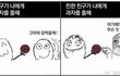 친구가과자줄때