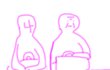 지하철에서 할아버지의 팔꿈치