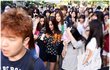  출근하는 레드벨벳 인기 실감중....