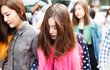 아이린 염색한 머리