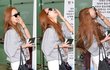 똑같은 타이트 스커트입어도 느낌이 다른 조여정vs구하라