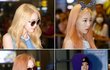 시크한 표정과 상반되는 태연 러블리 공항패션