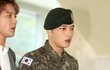김재중 물구나무로 애국가 제창하러 