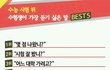 수능 시험 뒤 수험생이 가장 듣기 싫은 말