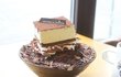 티라미수 케이크가 올려져 있는 설빙 티라미수설빙 먹고 왔어요 ^^