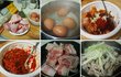 비빔국수와 대패삼겹살 볶음을 만들어 보았습니다.