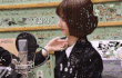 다이어트 포기한 은하 gif