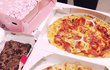 피자상자보니 봄이 오긴 왔나봅니다 ㅠ