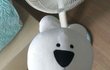 ++)엄마가 내 토끼 인형에 입 그리심..