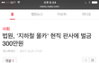 몰카판사 벌금 300 만원