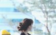 수지 머리 대충 묶은 비주얼