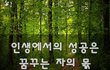 인생에서의 성공은 꿈꾸는 자의 몫~