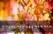 이 가을에는 따뜻한 눈물을 배우게 하소서~
