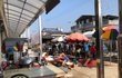 작은 시골 전통시장에서의 점심식사 피순대 + 돼지국밥이 단돈 12000원