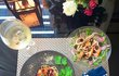 혼밥)차가운 파스타 & 간단한 씨푸드 샐러드
