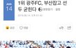 │1위 광주FC, 부산잡고 선두 굳힌다│