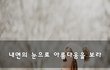 내면의 눈으로 아름다움을 보라~