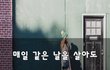 매일 같은 날을 살아도~