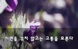 시련을 겪지 않고는 고통을 모른다~