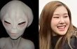 제니와 로제는 외계인처럼 보인다.