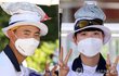 안산 김제덕 둘이 얼음주머니 대고있는거봐