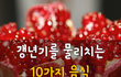 갱년기에 좋은 음식 10가지